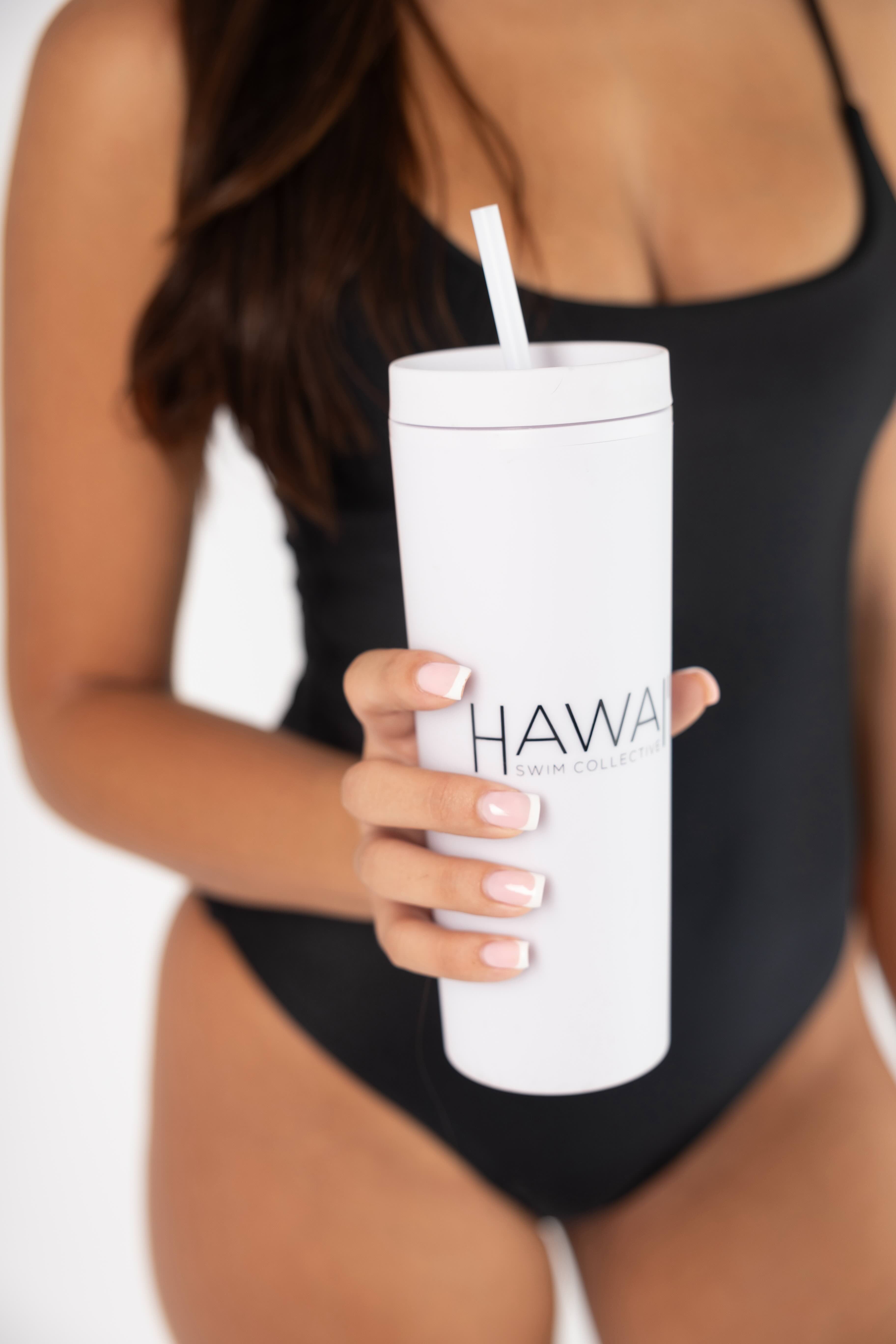 HSC tumbler logo white
