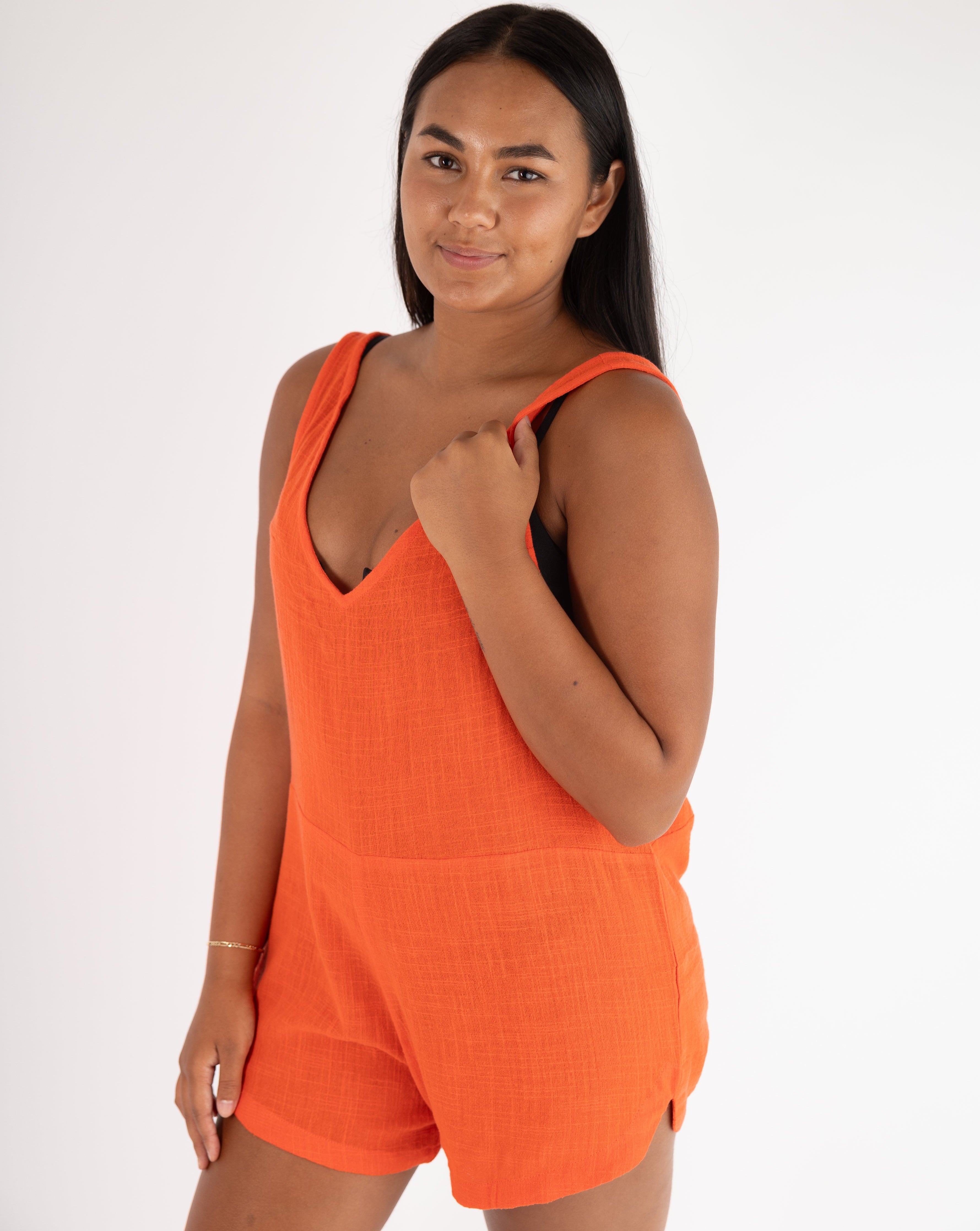 Mila romper - Coral