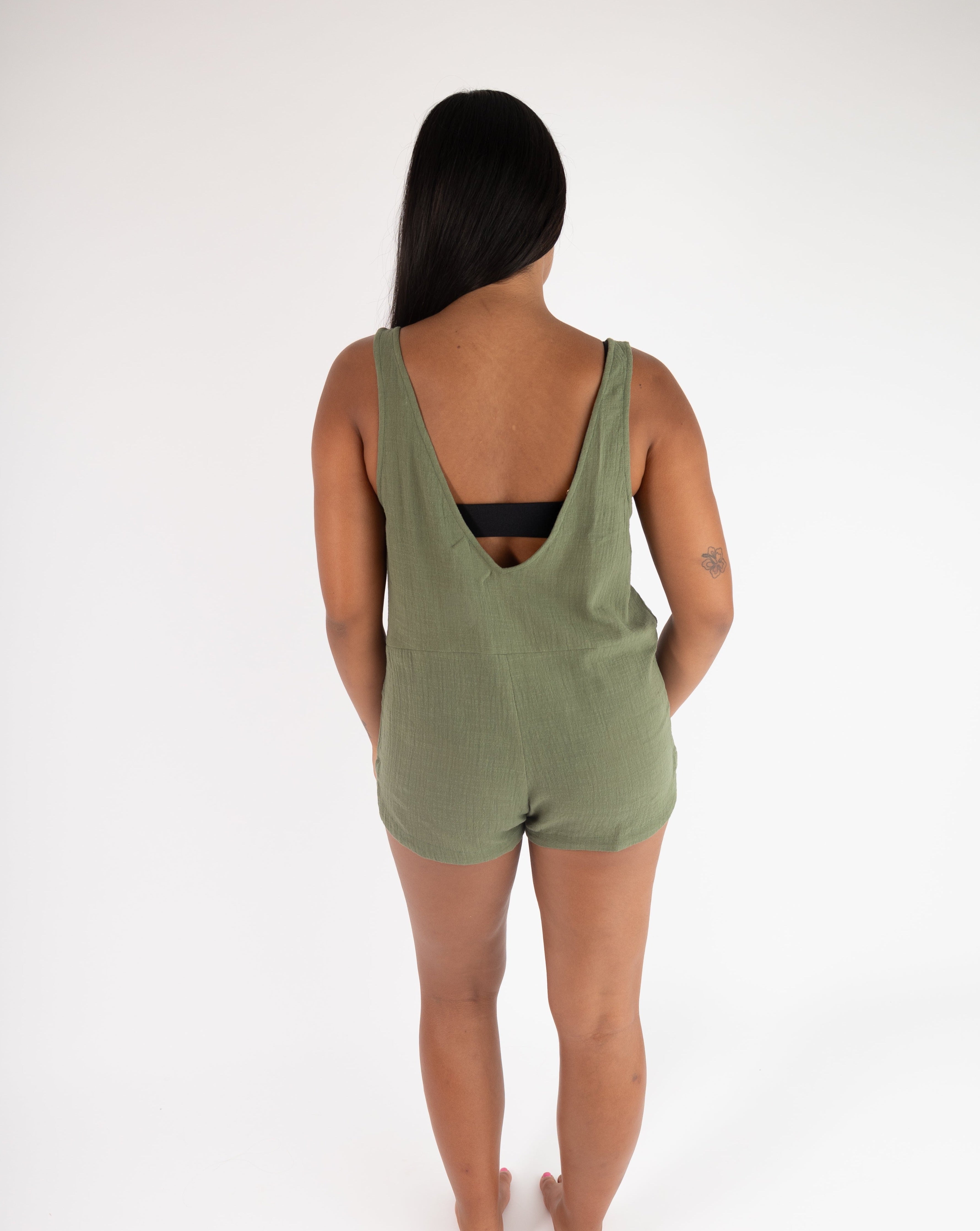 Mila romper - olive