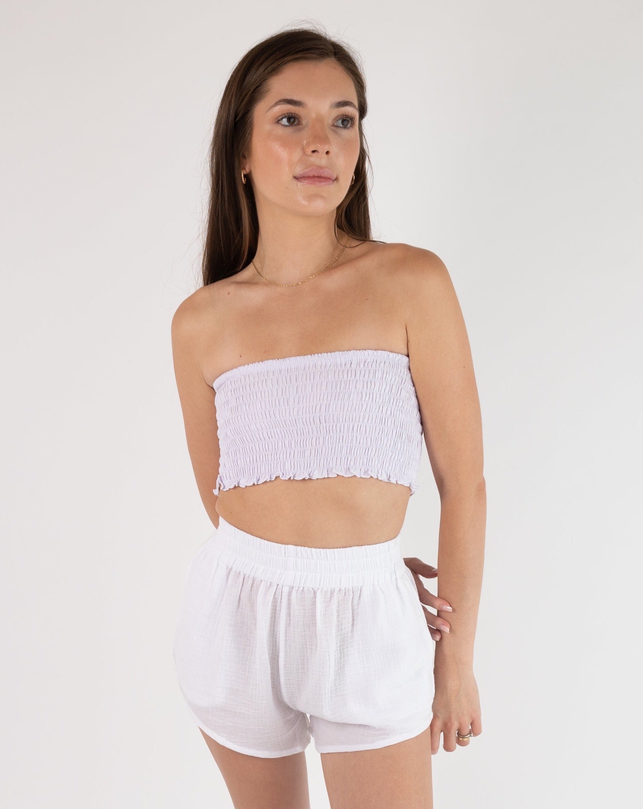 Ocean shorts - white 